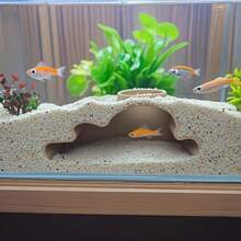 Hermit Crab Tunnel Hideaway Decor | Crab, Frog Or Lizard Corner Cave Hideout With Ramp And Viewing Area, Fish Tank Cave Hideaway, Multipurpose