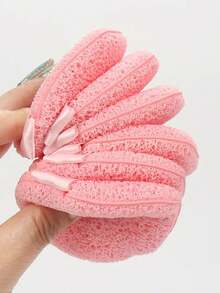 Mască exfoliantă cu 6 bucăți, curățare zilnică, demachiere și scrub spumant cu burete facial; potrivită pentru toate nuanțele de ten bej deschis. ... - Multicolor - Vizualizare 9