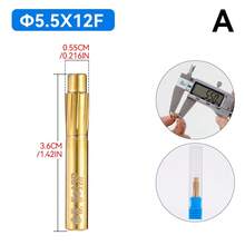 12Blade Regular Short Spiral Drill Bit Hard Alloy Tungsten Steel Drill Bit 5.5/ 5.6/6.35/9mm Sturdy Rifling - Gold - View 13
