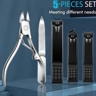 1/3/5pcs Nail Clippers For Foot Care And Hand Tools, Removal Of Internal Toenails, Professional Foot Repair Tools
