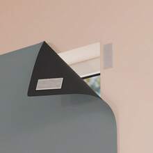 PVC Blackout Panel Curtain, Blocks 100% Of Light, For Living Room, Bedroom, Kitchen, Various Colors - Gris - Ver 4