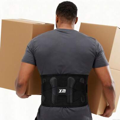 Pas podtrzymujący plecy - pas lędźwiowy na ból pleców, rwę kulszową, skoliozę, przepuklinę dysku. Regulowane paski podtrzymujące - pas podtrzymujący dolną część pleców dla mężczyzn i kobiet.
