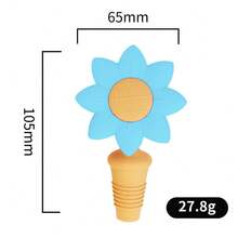 创意牛仔帽造型硅胶酒塞，硅胶食品保鲜密封圈，酒塞 - 彩色 - 查看 9