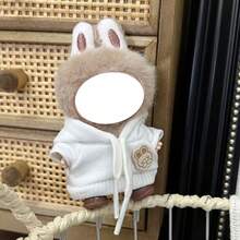 【仅服装】4.0 FOR LABUBU 时尚连帽卫衣和鞋子套装，4.0 迷你 FOR LABUBU 釉面娃娃，FORBUBU 休闲百搭背带裤和鞋子套装 FOR LABUBU（不含娃娃） - 彩色 - 查看 5