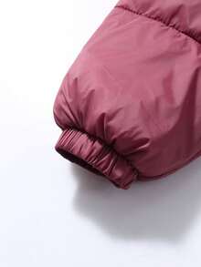 New Black & Gold Series Young Girl Warm Padded Jacket Outerwear For Toddler Boys & Girls, Autumn/Winter