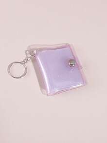 1pc 1-Inch 2-Inch Mini Photo Album With Keychain, Student Hanging Album For ID Photos, Fashion Portable Photo Album, Gift For Friends - Multicolor - View 14