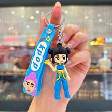 1pc Magic Buckle Keychain, Cartoon Photo Card, Bag Pendant, Cheng Xiaolu Guangxia Cartoon Surrounding, Acrylic Keychain Anime Surrounding, Party Gift, Backpack Pendant - Multicolor - View 9