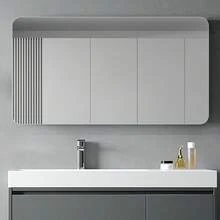 Bathroom Mirror 50*80cm 6035 - 銀色+玻璃+現代 - 查看 3