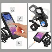 自行车摩托车手机支架，手机支架，吸盘式手机壳，自行车配件，车载手机支架，时尚设计，可伸缩，导航支架，旅行支架，360度旋转，可折叠便携手机支架，适用于所有手机，夹式手机支架，车载手机支架，直播必备，飞机旅行必备，旅行配件，度假，暑假，返校季 - 彩色 - 查看 12