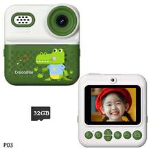 Children's Instant Print Camera With Memory Card, 2.4-Inch Screen, Built-In Stress-Relief Games, Perfect Christmas And Birthday Gift, Outdoor Photography Toy With Recording Support - Multicolor - View 11