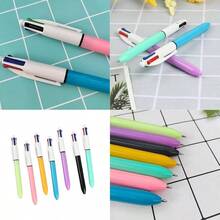 5 Pcs Ballpoint Pen Multicolor Pen 4 Color - In - 1 Retractable Ballpoint Pen Student Game Reward Pen, Pens And RefillsMulticolor - 彩色 - 查看 10