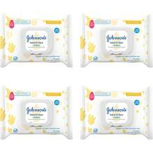 Toallitas Higiénicas para Manos y Cara de Johnson's para Bebés, para Viajes y Uso en Movimiento, Fórmula Sin Lágrimas, Sin Parabenos y Alcohol, 25 unidades, Caja de 4 - 1 - Ver 13