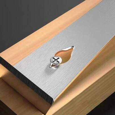 1pc Flat Head Pry Bar, Stainless Steel Material Metal Flat Head Pry Bar, Woodworking Scraper, Multi-Functional Lever Wood Board Disassembly Shovel, Nail Puller Tool, Stainless Steel Pry Scraper Tool, Suitable For Home Decoration And Maintenance