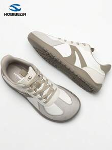 HOBIBEAR 1双男女通用户外赤足鞋，优雅女士运动鞋，橡胶鞋底，宽楦，舒适休闲运动鞋，跑步鞋，训练鞋，轻便步行鞋，户外徒步鞋，棕色