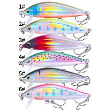Hengjia 1pc 5cm 3g Micro Fish Lure, Sinking Artificial Hard Bait, Vibrating Bait, Bait, Stream Fishing Lure, Suitable For Trout, Bass, Carp - Multicolor - View 10