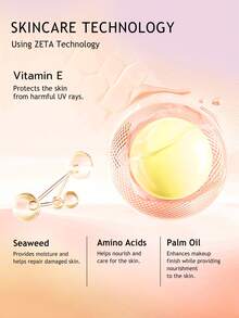 HEXZE 15克气垫粉底液，高遮瑕力，持妆长达16小时，防水，买一送一替换装 - 04 杏仁 - 查看 6