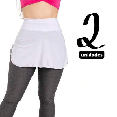 Kit 2 Saia Tapa Bumbum P/ Treino Academia Musculação Cardio