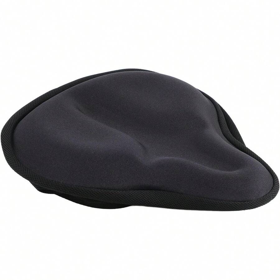 Diydeg Cojín para Asiento de Bicicleta, Funda Ancha Acolchada de Espuma y Gel para Asiento de Bicicleta para Hombres y Mujeres, sillín de Bicicleta para Bicicleta de montaña - 1 - Ver 1