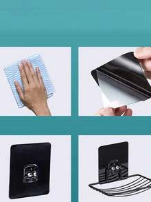 Punch-Free Stainless Steel Soap Box Wall-Mounted Bathroom Soap Box Bathroom Basket Soap Rack - Multicolor - View 6