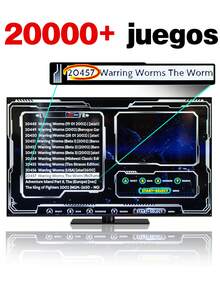 2025 Upgrade Retro Gaming Console, Consola de Juegos Retro Inalámbrica Stick con 18 Emuladores Incorporados, 20000+ Juegos, Videojuegos Plug and Play para Tv, Salida 4K con 2 Mandos Inalámbricos 2.4G (64GB)