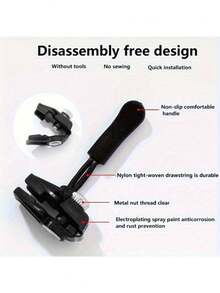 4pcs Zipper Repair Kit, Quick Install Detachable Zipper Pulls, No Sewing Required For Jackets, Luggage And Bags - 4 Items - View 10