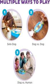 Outward Hound By Nina Ottosson Dog Brick Treat Puzzle Enrichment Toy, Level 2 Intermediate Game, Blue - ColorH - 查看 3