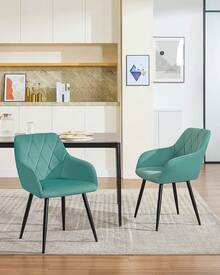 Living Room Chairs - Sky Blue - View 2