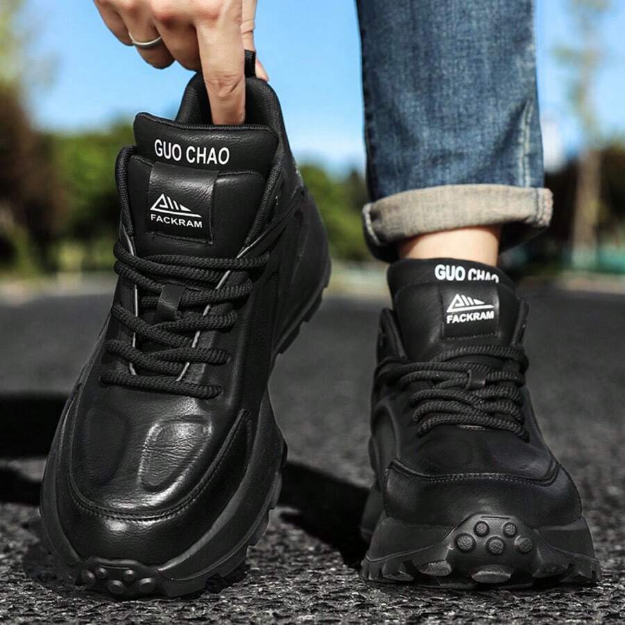 Men's Casual Lace-Up Climbing Boots