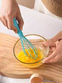 4/2/1pc Silicone Mini Whisk - Perfect For Adults - Ideal For Mixing, Whipping, Stirring And Blending - Essential Baking Tool And Kitchen Gadget - Back To School Supplies - Suitable For Chocolate, Eggs, Cream, Butter - Multicolor - View 8