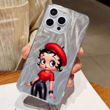 Estuche para teléfono  Chic Style Un diseño divertido que ofrece protección Compatible con estuches para teléfonos   17  16 Pro Max  15 Pro Max  13 y  12 Hecho de material de TPU, brinda protección contra golpes y caídas Es un gran regalo para aniversarios de familiares y amigos y Halloween - transparente - Ver 3
