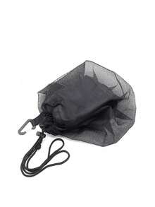 便携式篮球网袋，多用途运动抽绳网袋，可折叠篮球网袋，高品质抽绳网布，适合搭配背包使用，适用于篮球、水球、足球、排球等运动球类。（仅含网袋），理想礼物，户外运动、假日旅行和训练必备运动包