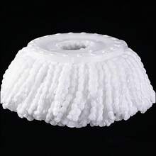 3 Pack Mop Heads Replacements For Easy Wrin Spin System, Microfiber Refills, Easy Cleaning Mop Repalce Head (White) - trắng - Xem 3