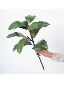 1Set Artificial Magnolia Branch, Home Potted Decor, HotelDecoration & Display Window Accents, Artificial GreeneryValentine's Day, Gift - Multicolor - View 10
