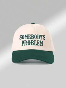 1pc Unisex Color-Blocked Letter Embroidered Baseball Cap Adjustable Design, Lightweight And Comfortable To Wear. Ideal For Hiking, Mountaineering, Travel, And Outdoor Sports. Unisex Casual Streetwear Fashion Cap. - Multicolor - View 5