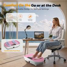 MERACH Vibration Plate, Whole Body Workout Powerful Quiet Vibration Plate Exercise Machine For Weight Loss And Shaping, Auto Or Manual Speed Control, Built-In Bluetooth Speaker - View 7