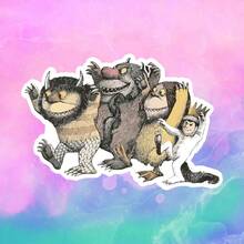 1pc/3pcs Four Wild Beasts Wild Dance Stickers - Suitable For Cars - Trucks - Laptops - Suitcases - Bumper Boxes - Window Table Glass Prints