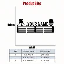 1pc Customized Name Running Sports Metal Medal Holder, 5 Styles Available, Suitable As Wedding, Graduation, Back To School, Mother's Day, Father's Day, Christmas, Easter, Valentine's Day, Independence Day, Birthday Gifts For Family/Friends - Multicolor - View 56