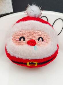 6 Stücke süße Plüsch Weihnachtsbrosche, Schal, Pullover Pins Dekorationen, kreative kleine Geschenke - Verschiedenfarbig - Übersicht 12