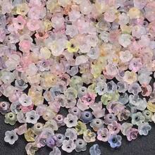 beadia Bộ hạt hoa nhỏ bằng Acrylic 10g 6x3mm trang nhã với giấy bạc vàng - Lấp lánh và mờ, nhiều màu sắc để làm đồ trang sức DIY, vòng tay & vòng cổ - bông hoa - Xem 19