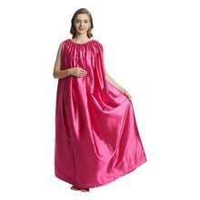 Gown, Spa Fumigation Bath Robe, Sauna Steam Home Fumigation Bathrobe, Sleeveless Sweat Steamer Cape red - inicial - Ver 5