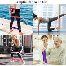 Jasonwell Bandas de Resistencia Bandas Elasticas para Ejercicio Set de Resistencia Multifuncionales para Rehabilitacion Terapeuticas Entrenamiento de Fuerza Yoga Fisioterapia - Multicolor - Ver 4