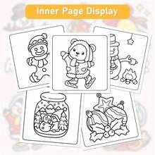 Christmas Countdown: Adult & Teen Coloring Book, Super Cute & Cozy Coloring Space (24 Pages, 120gsm Thick Paper, Pearl Cover, 7.9 X 7.9 Inches), Christmas Gift, Christmas Decor, K-Pop - Multicolor - View 9
