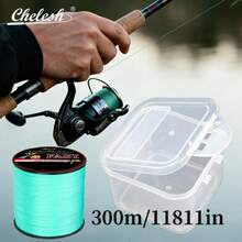 Dây câu bện PE Chelesh, 8 sợi, 300m/326yds, 15-100LB, Độ bền cao, Chống mài mòn, Nhiều màu sắc, Lý tưởng cho câu cá biển, câu cá nước ngọt, câu cá chép - Nhiều màu - Xem 4