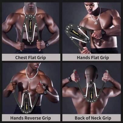 Arm Exerciser 10-200KG, Hydraulic Chest Exerciser, Chest And Arm , Chest Expander, Chest Muscle T...