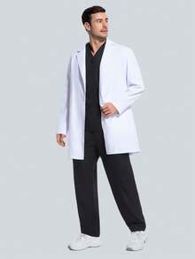 cimmuovere 专业实验服，长袖，白色，男女通用