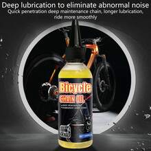 100毫升耐用型自行车润滑油 - 适用于山地车、公路车、山地自行车，干式润滑剂，适用于前叉、链条、骑行配件，用于自行车维护，易于涂抹，持久保护，自行车油，山地车，精准润滑，性能可靠，维护专业人员，自行车润滑油，公路自行车运动员