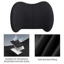 Lumbar Support Pillow For Car Seat Memory Foam Lower Back Support Cushion For Car Home Office Chair Driving Traveli...