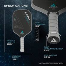 Perseus Professional Pickleball Paddle - Charged Surface Tech, Balances Hitting Power & Feel, Full-Wrapped Carbon Fiber, Great Balance, Pop & Control - Perseus-blue - View 3