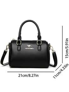 Genuine Soft Pu Leather Handbags For Women Vintage Shoulder Tote Bag Luxury Designer Ladies Large Capacity Purse Bags