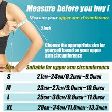 1个男女通用加厚护肘 - 肘部支撑，轻便透气，弹性面料，适合运动、健身、户外活动